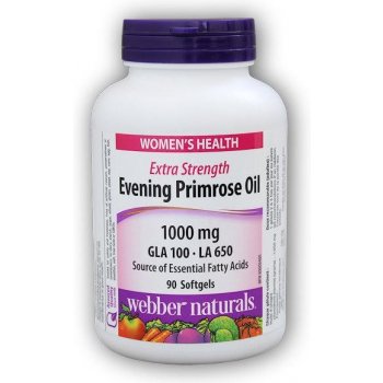 Webber pupalky dvouleté Naturals Evening Primrose Oil 1000 mg 90 kapslí