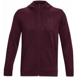 Under Armour ARMOUR FLEECE FZ HOODIE červená 1373357-600