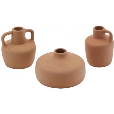 Set tří terakotově červených váz Kave Home Sofra 6/8/8 cm – Hledejceny.cz