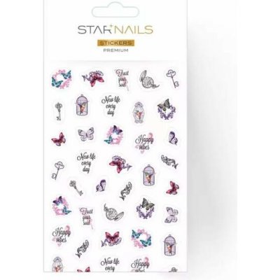Starnails Nálepky na nehty 2D Premium samolepky SN08 – Zboží Mobilmania