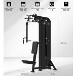 TUNTURI Platinum Dual Pec Fly/Rear Delt Selectorized V-series – Zboží Dáma