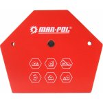 MAR-POL M79414 Úhlový magnet 30°/45°/60°/75°/90°/135°, 35kg – Hledejceny.cz