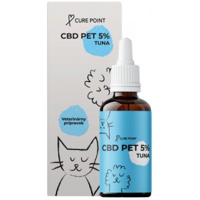 Cure Point CBD PET 5% Olej pro psy Tuna 10 ml – Zbozi.Blesk.cz