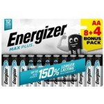 Energizer Max Plus AA 12ks 7638900423327 – Zboží Mobilmania