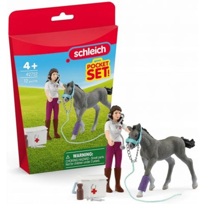 Schleich Horse Club Sada péče o koně s trakénským hříbětem 42752 – Zboží Dáma