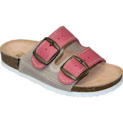 SANTÉ D/202 dětské zdravotní korkové pantofle červená – Zboží Mobilmania