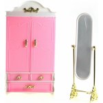 Lamps Glorie Šatní skříň a zrcadlo – Zboží Mobilmania