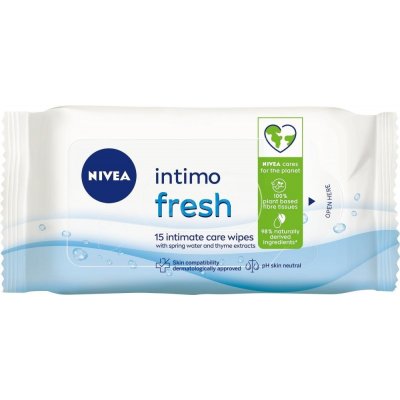 Nivea Intimo Fresh Ubrousky pro intimní hygienu 15 ks – Hledejceny.cz