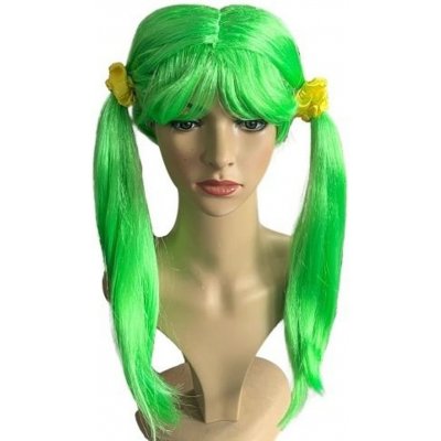 EP line paruka Lollipopz Amy zelená umělé vlasy – Zboží Mobilmania