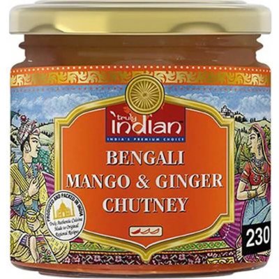 Truly Indian Chutney Bengali Mango a zázvor 230 g