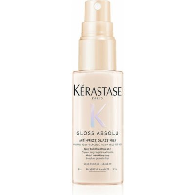 Kérastase Gloss Absolu Anti-Frizz Glaze Milk bezoplachový sprej pro lesk a hebkost vlasů 45 ml – Hledejceny.cz