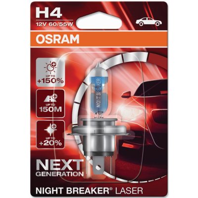 Osram NightBreaker Laser H4 P43t 12V 60-55W