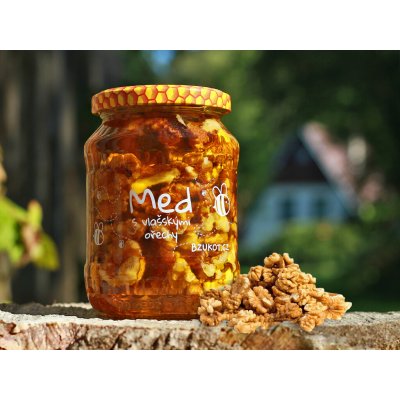 Bzukot Med s vlašskými ořechy 450 g – Zbozi.Blesk.cz