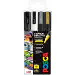 Uni Posca PC-3M 0,9 1,3 mm sada 4 ks – Zboží Živě