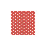 Červený s bílými puntíky 33x33 UBF002516 – Zboží Dáma