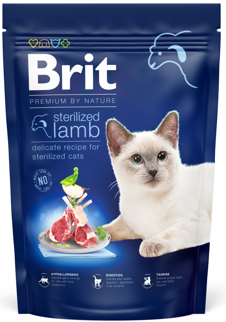 Brit Premium by Nature Cat Sterilized Lamb 0,8 kg