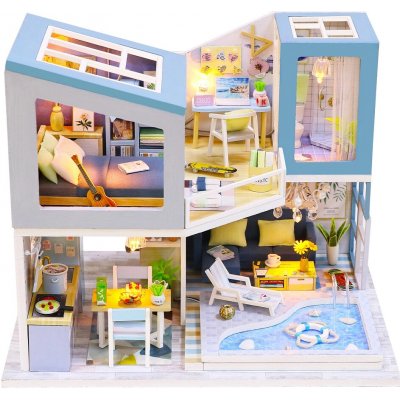 2Kids Toys miniatura domečku vila Modrá – Hledejceny.cz