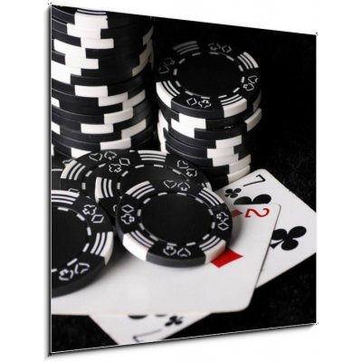 Obraz 1D - 50 x 50 cm - very bad start in poker velmi špatný start v pokeru – Zbozi.Blesk.cz