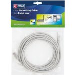 Emos 2309010050 Patch UTP, CAT 5e, AWG26, PVC, 5m, šedý – Zboží Živě
