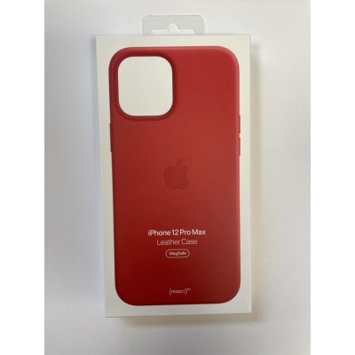 Apple iPhone 12 Pro Max Leather Case with MagSafe (PRODUCT)RED MHKJ3ZM/A – Zboží Mobilmania