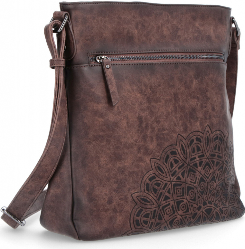 Indee crossbody kabelka 6271 H hnědá