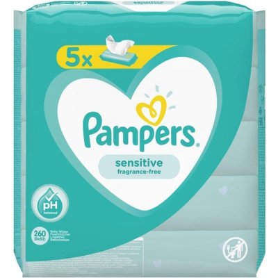 PAMPERS vlhčené ubrousky Sensitive 260 ks – Zboží Mobilmania