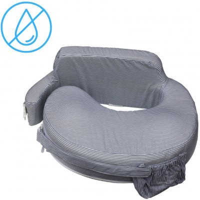 My Brest Friend Kojící polštář SUPER DELUXE Grey stripe – Zboží Dáma