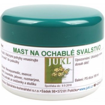 Jukl mast na ochablé svalstvo 100 ml