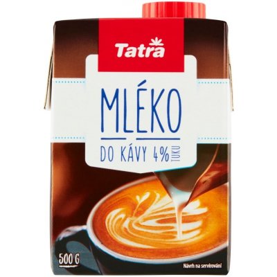 Tatra Plnotučné trvanlivé mléko do kávy 4% 500 g – Zboží Dáma