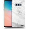 Pouzdro a kryt na mobilní telefon Samsung Pouzdro Picasee silikonové Samsung Galaxy S10e G970 - White marble čiré