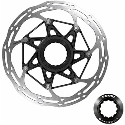 Sram Centerline 2 Piece CenterLock 140mm Black Rounded balení obsahuje lockring 00.5018.037.034 – Hledejceny.cz