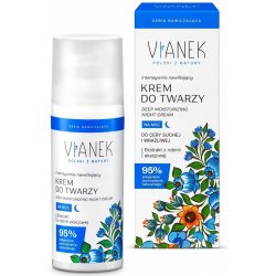 Vianek Moisturising intenzivní noční krém pro suchou až citlivou pleť s extraktem z akátu 50 ml