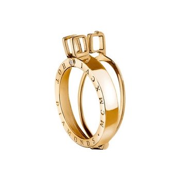 Hot Diamonds Přívěsek Emozioni Black Gold Plated Sterling DP522