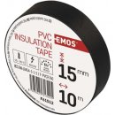 Stavební páska Emos F61512 Elektroizolační páska 15 mm x 10 m černá