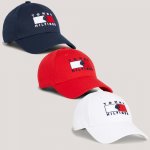 Basebalová Tommy Hilfiger Equestrian Montreal fierce red – Zboží Dáma