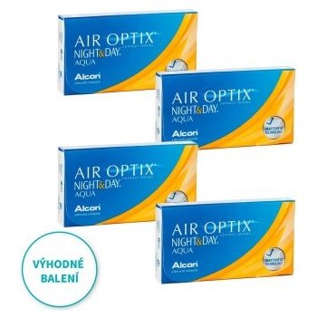 Alcon Air Optix Night Day Aqua 6 čoček balení 3+1 zdarma