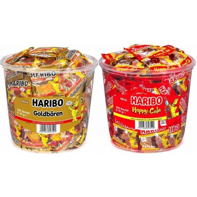 Haribo minis Goldbären + Happy Cola 200 x 10 g 2 kg – Zboží Dáma