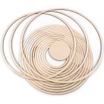 Dřevěný kruh na lapač snů / k dekorování ⌀40 cm – Zboží Dáma