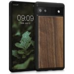 Pouzdro kwmobile Dřevěné Google Pixel 6a tmavě hnědé – Sleviste.cz