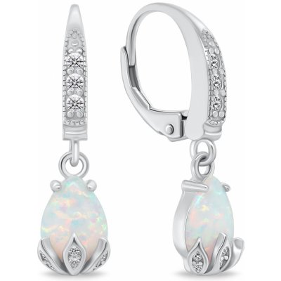 Brilio Silver náušnice EA929W – Zboží Mobilmania