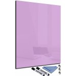 Glasdekor Magnetická skleněná tabule 60 x 40 cm světle růžová – Zbozi.Blesk.cz