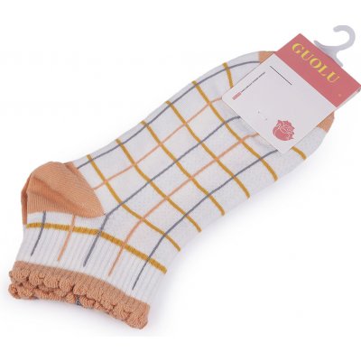 Prima-obchod Dámské / dívčí bavlněné ponožky kotníkové, 10 bílá