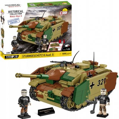 COBI 2285 World War II Německé samohybné útočné dělo Sturmgeschütz III Ausf. G 1:35