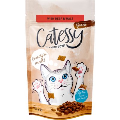 Catessy křupavé taštičky s hovězím & sladem 5 x 65 g