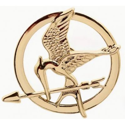 Brož Hunger Games - Reprodrozd (zl) – Zboží Mobilmania