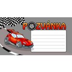 Dětská pozvánka na párty - Auto, bal. 10 ks – Zboží Dáma