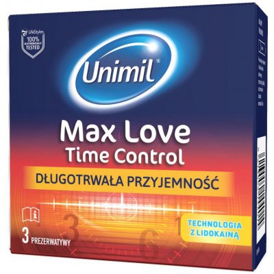 Unimil Max Love Time Control 3 pack – Zboží Mobilmania