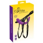 Sweet Smile Super Soft Double Strap On Purple – Zboží Mobilmania