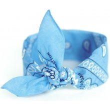 Art of Polo šátek do vlasů pin-up do vlasů v odstínu světle modré