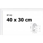 BFHM Plastový rám 40x30cm bílý – Zboží Dáma